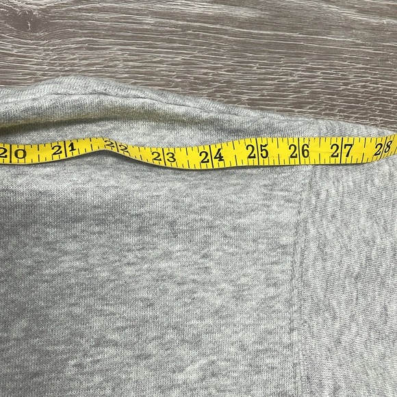 Aerie Oversized Cozy Spring Street Faux Fur Lined Hoodie Sweatshirt Gray M - Picture 6 of 16